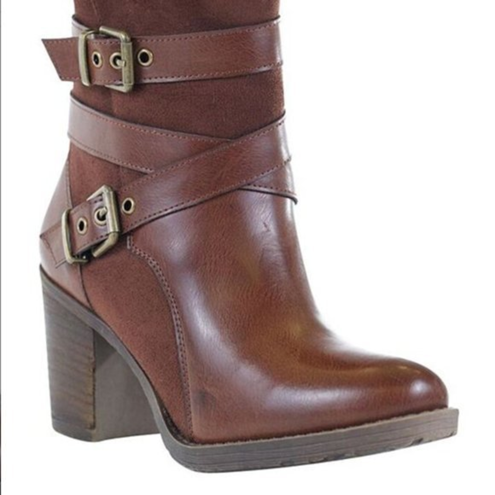 EUC Cognac Kellen Boot GC Shoes‎